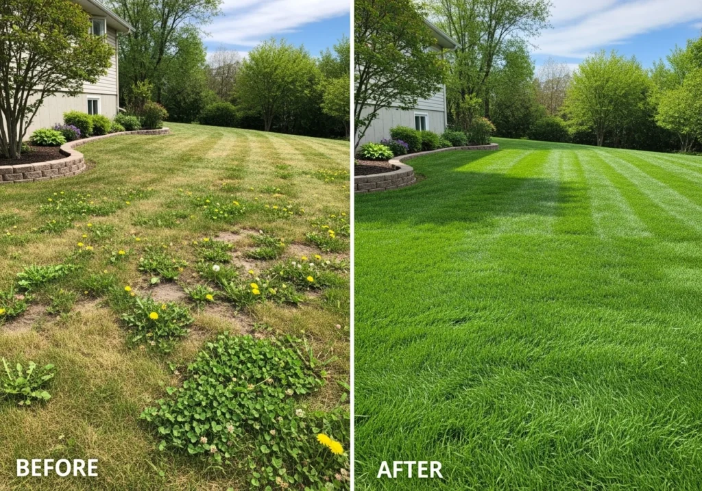 Lawn.Buzz after Lawn Restoration